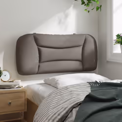 VidaXL 374529 tête de lit et pied de lit Taupe - Vue supplémentaire 4