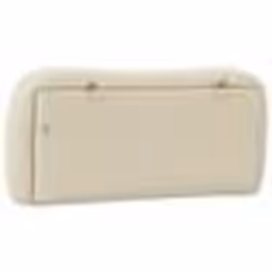 vidaXL Coussin de tête de lit crème 80 cm tissu
