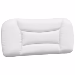 VidaXL 374533, Blanc, Coton, Simili-cuir, Polyester, Polyvinyl chloride (PVC), Hollow polypropylene fiber, 80 cm, 900 mm, 48  ...