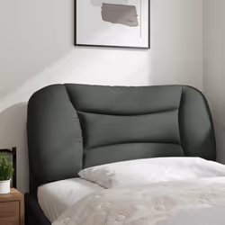 VidaXL 374538 tête de lit et pied de lit Gris foncé