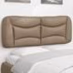 vidaXL Coussin de tête de lit cappuccino 140 cm similicuir