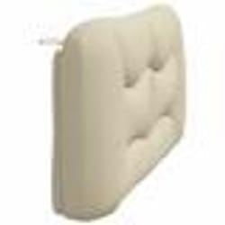 vidaXL Coussin de tête de lit crème 160 cm tissu