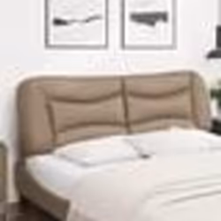 vidaXL Coussin de tête de lit cappuccino 160 cm similicuir