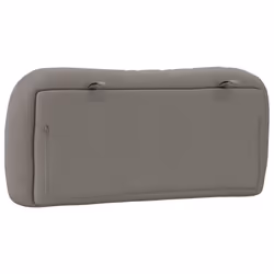 VidaXL 374604 tête de lit et pied de lit Taupe - Vue supplémentaire 7