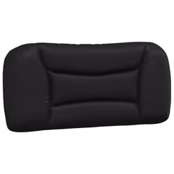 VidaXL 374607, Noir, Coton, Simili-cuir, Polyester, Polyvinyl chloride (PVC), Hollow polypropylene fiber, 180 cm, 1900 mm, 48 ...
