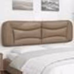 vidaXL Coussin de tête de lit cappuccino 180 cm similicuir