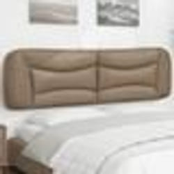 vidaXL Coussin de tête de lit cappuccino 180 cm similicuir
