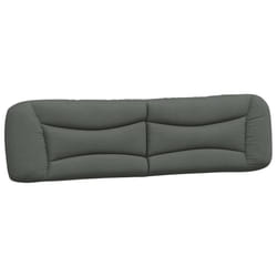 VidaXL 374617 tête de lit et pied de lit Gris foncé