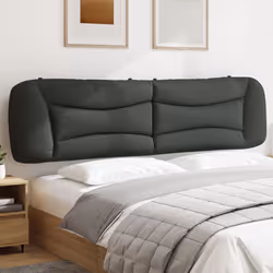 VidaXL 374617 tête de lit et pied de lit Gris foncé