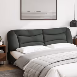 VidaXL 374617 tête de lit et pied de lit Gris foncé