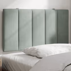 VidaXL 374643 tête de lit et pied de lit Gris clair