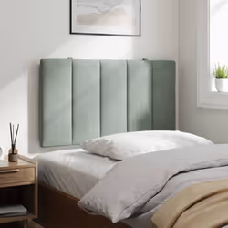 VidaXL 374643 tête de lit et pied de lit Gris clair - Vue supplémentaire 4