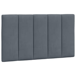 VidaXL 374644 tête de lit et pied de lit Gris foncé