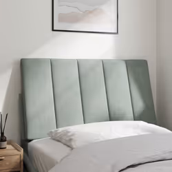 VidaXL 374649 tête de lit et pied de lit Gris clair