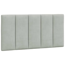 VidaXL 374655 tête de lit et pied de lit Gris clair