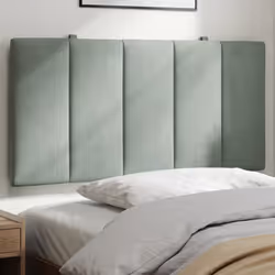 VidaXL 374655 tête de lit et pied de lit Gris clair