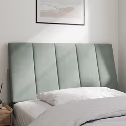 VidaXL 374655 tête de lit et pied de lit Gris clair