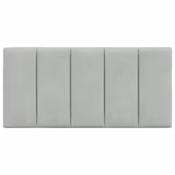 VidaXL 374655 tête de lit et pied de lit Gris clair - Vue supplémentaire 5