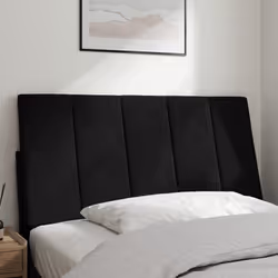 VidaXL 374657 tête de lit et pied de lit Noir