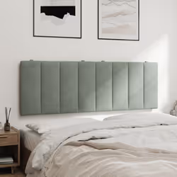VidaXL 374661 tête de lit et pied de lit Gris clair - Vue supplémentaire 4