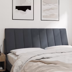 VidaXL 374662 tête de lit et pied de lit Gris foncé