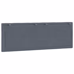 VidaXL 374662 tête de lit et pied de lit Gris foncé - Vue supplémentaire 7