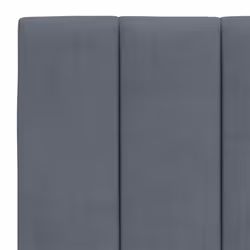 VidaXL 374662 tête de lit et pied de lit Gris foncé - Vue supplémentaire 8
