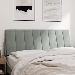 VidaXL 374669 tête de lit et pied de lit Gris clair