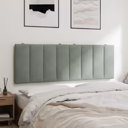 VidaXL 374669 tête de lit et pied de lit Gris clair - Vue supplémentaire 4