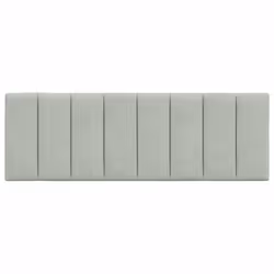 VidaXL 374669 tête de lit et pied de lit Gris clair - Vue supplémentaire 5
