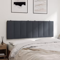 VidaXL 374670 tête de lit et pied de lit Gris foncé - Vue supplémentaire 4