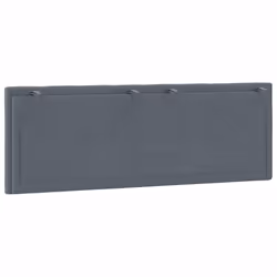 VidaXL 374670 tête de lit et pied de lit Gris foncé - Vue supplémentaire 7