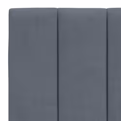 VidaXL 374670 tête de lit et pied de lit Gris foncé - Vue supplémentaire 8
