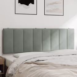 VidaXL 374675 tête de lit et pied de lit Gris clair