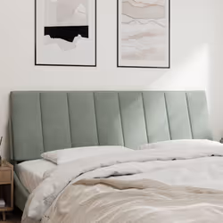 VidaXL 374675 tête de lit et pied de lit Gris clair
