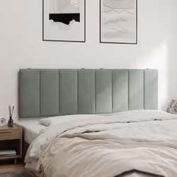 VidaXL 374675 tête de lit et pied de lit Gris clair - Vue supplémentaire 4
