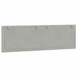 VidaXL 374675 tête de lit et pied de lit Gris clair - Vue supplémentaire 7