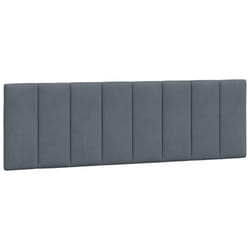 VidaXL 374676 tête de lit et pied de lit Gris foncé