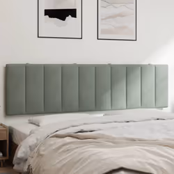 VidaXL 374681 tête de lit et pied de lit Gris clair