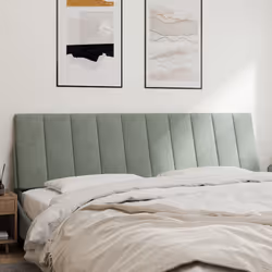 VidaXL 374681 tête de lit et pied de lit Gris clair