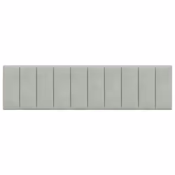 VidaXL 374681 tête de lit et pied de lit Gris clair - Vue supplémentaire 5