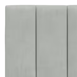 VidaXL 374681 tête de lit et pied de lit Gris clair - Vue supplémentaire 8