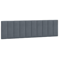 VidaXL 374682 tête de lit et pied de lit Gris foncé