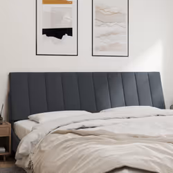 VidaXL 374682 tête de lit et pied de lit Gris foncé