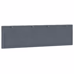 VidaXL 374682 tête de lit et pied de lit Gris foncé - Vue supplémentaire 7