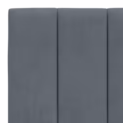 VidaXL 374682 tête de lit et pied de lit Gris foncé - Vue supplémentaire 8