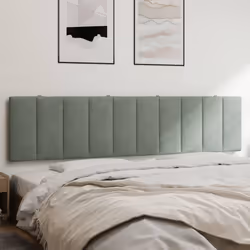VidaXL 374689 tête de lit et pied de lit Gris clair