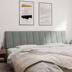 VidaXL 374689 tête de lit et pied de lit Gris clair