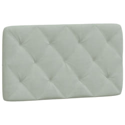 VidaXL 374708 tête de lit et pied de lit Gris clair