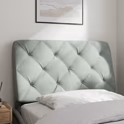 VidaXL 374708 tête de lit et pied de lit Gris clair